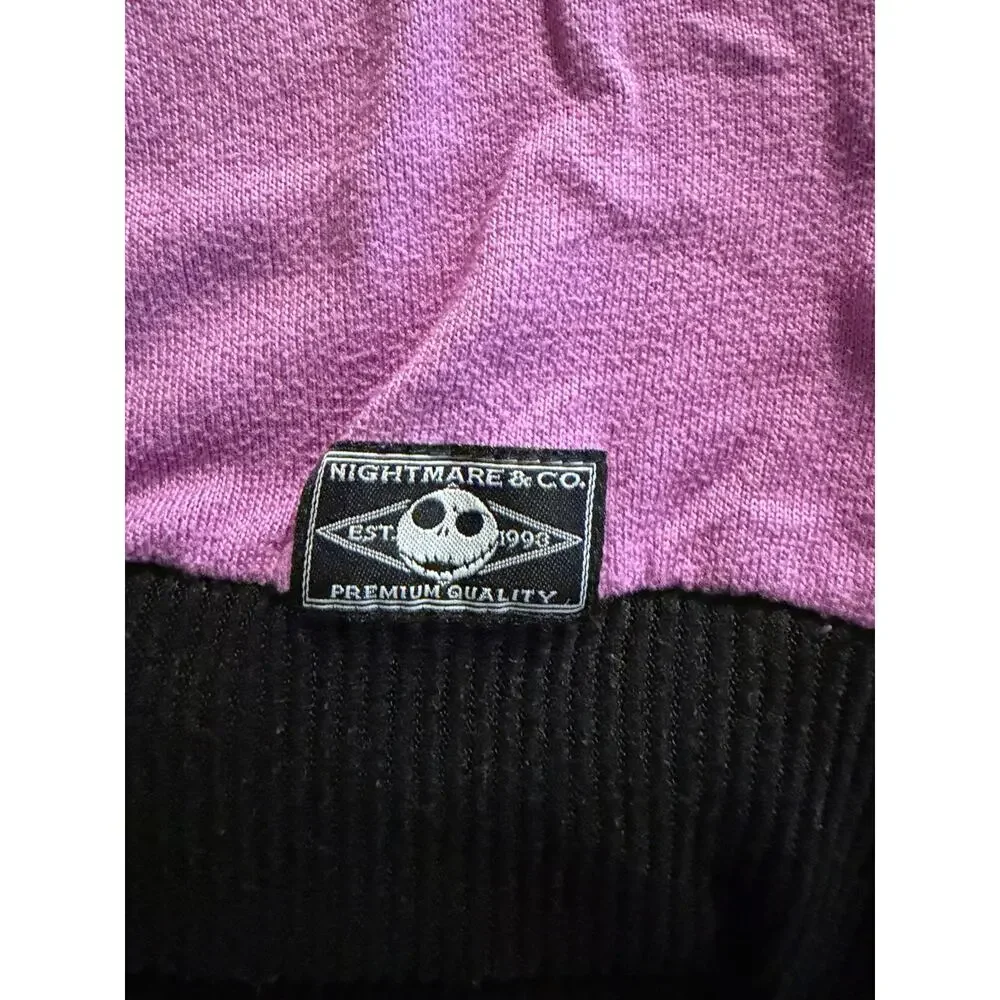 Disney Nightmare Before Christmas Sally Sweater Dress Womens S Purple Tunic Goth - Picture 5 of 7